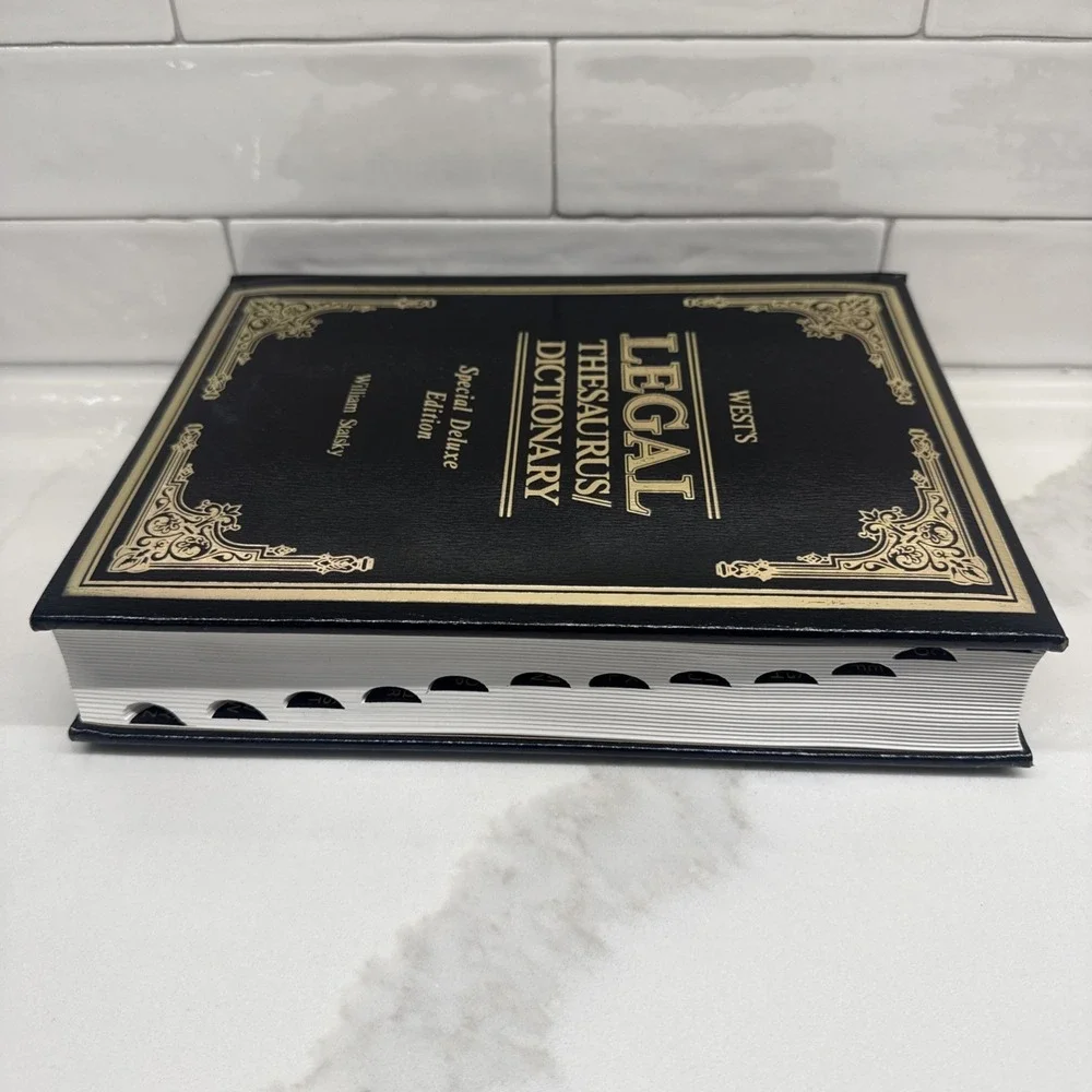 West's Legal Thesaurus / Dictionary by William Statsky, Special Deluxe Edition